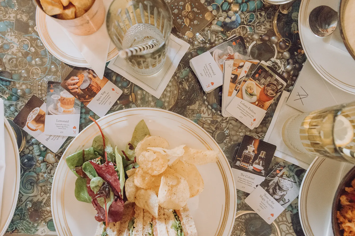 Lunch served at No.15 by GuestHouse hotel on Great Pulteney Street in Bath.