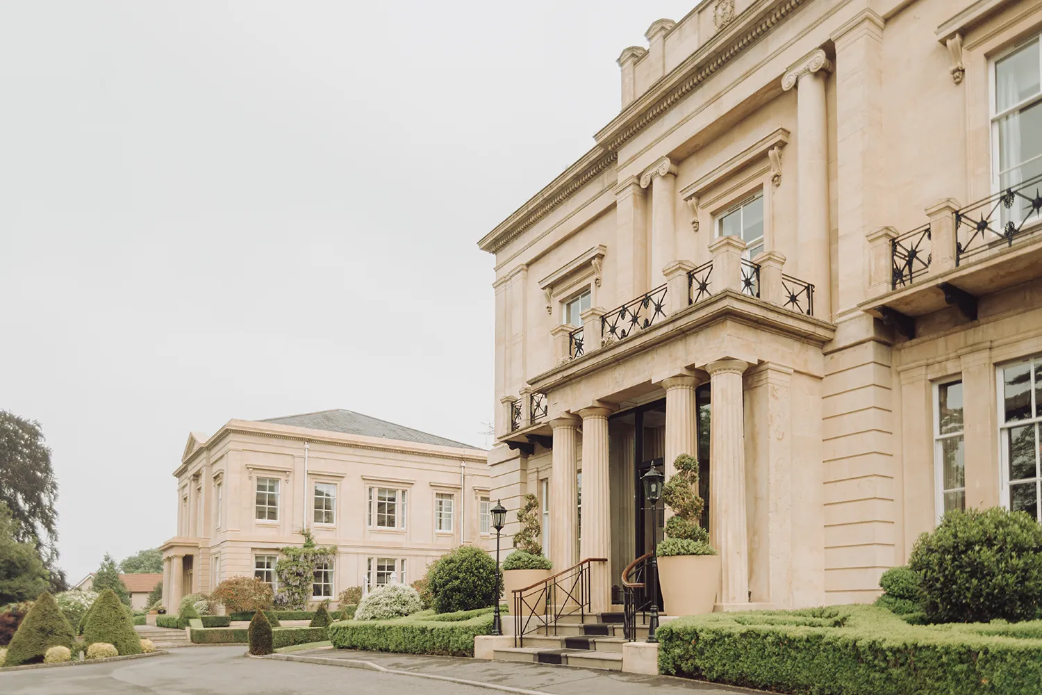 Exterior of Macdonald Bath Spa Hotel in Bath, England.