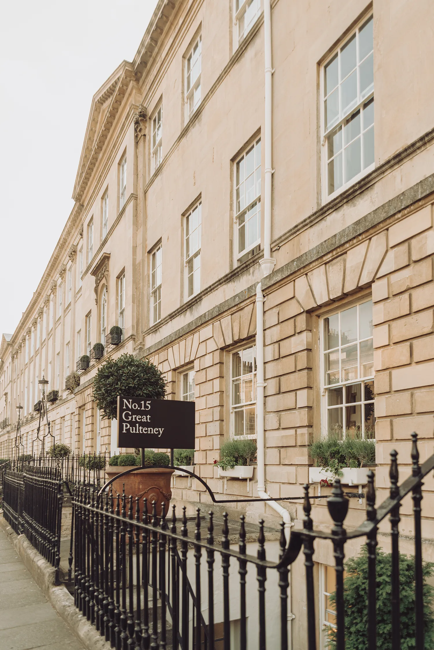 No.15 by GuestHouse hotel on Great Pulteney Street in Bath, England.